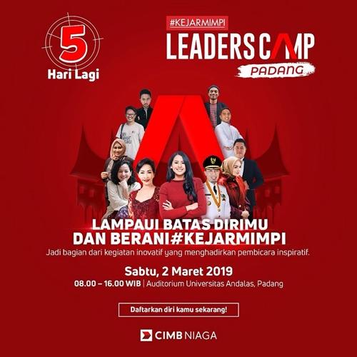 Leadership Camp KejarMimpi.id CIMB Niaga Padang.